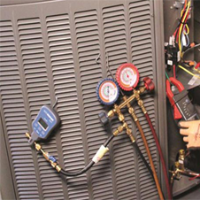 checking air conditioner